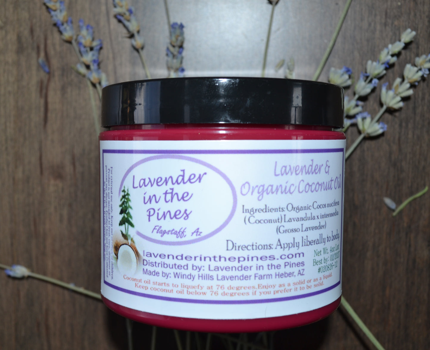 Lavender & Organic Coconut Oil